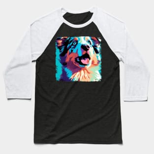 Miniature American Shepherd Pop Art - Dog Lover Gifts Baseball T-Shirt